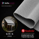 Akrilno platno za tende Sauleda Gris 2102 300 g/m² VeMa Cerade