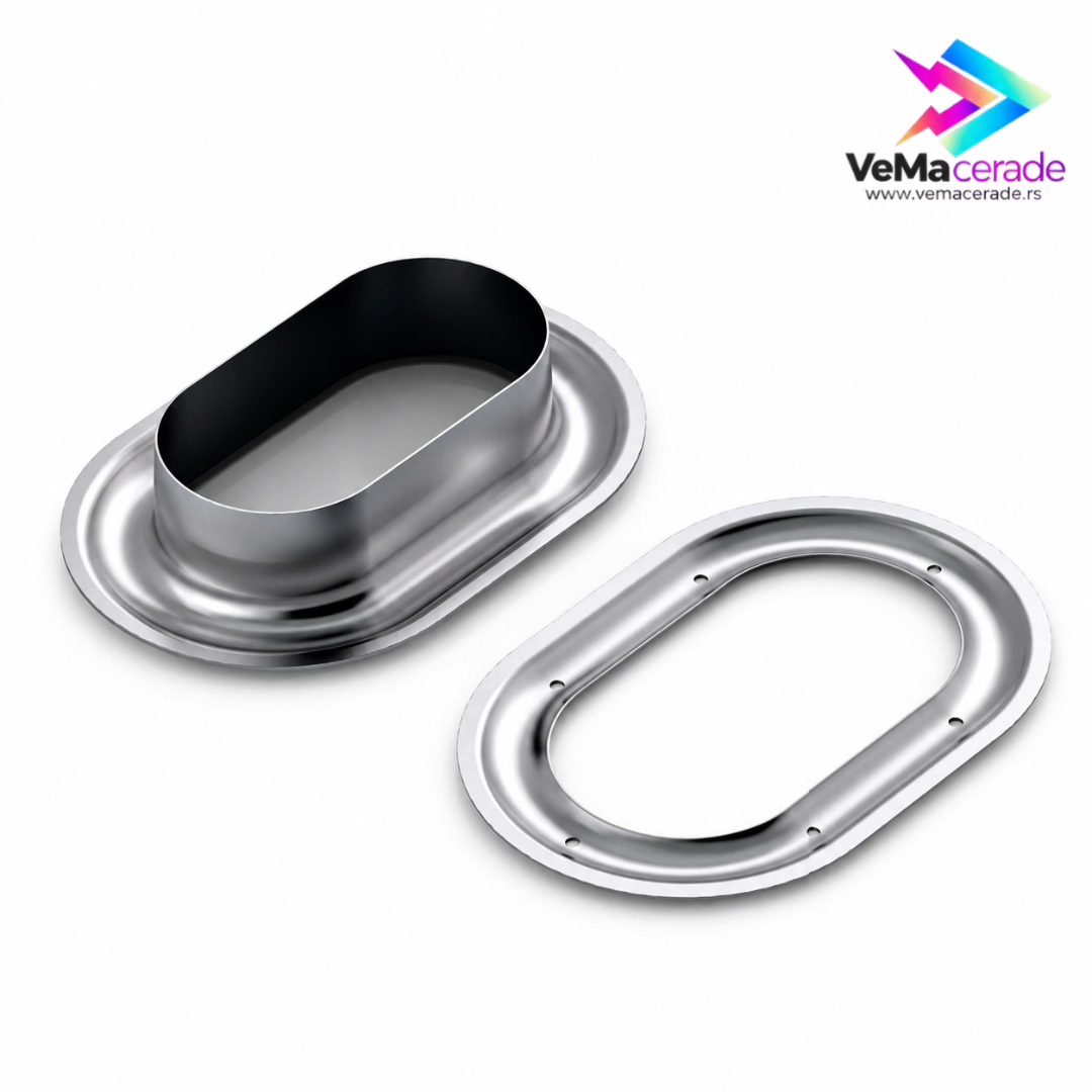 Pocinkovana ovalna ringlica 42 × 22 mm – VeMa Cerade